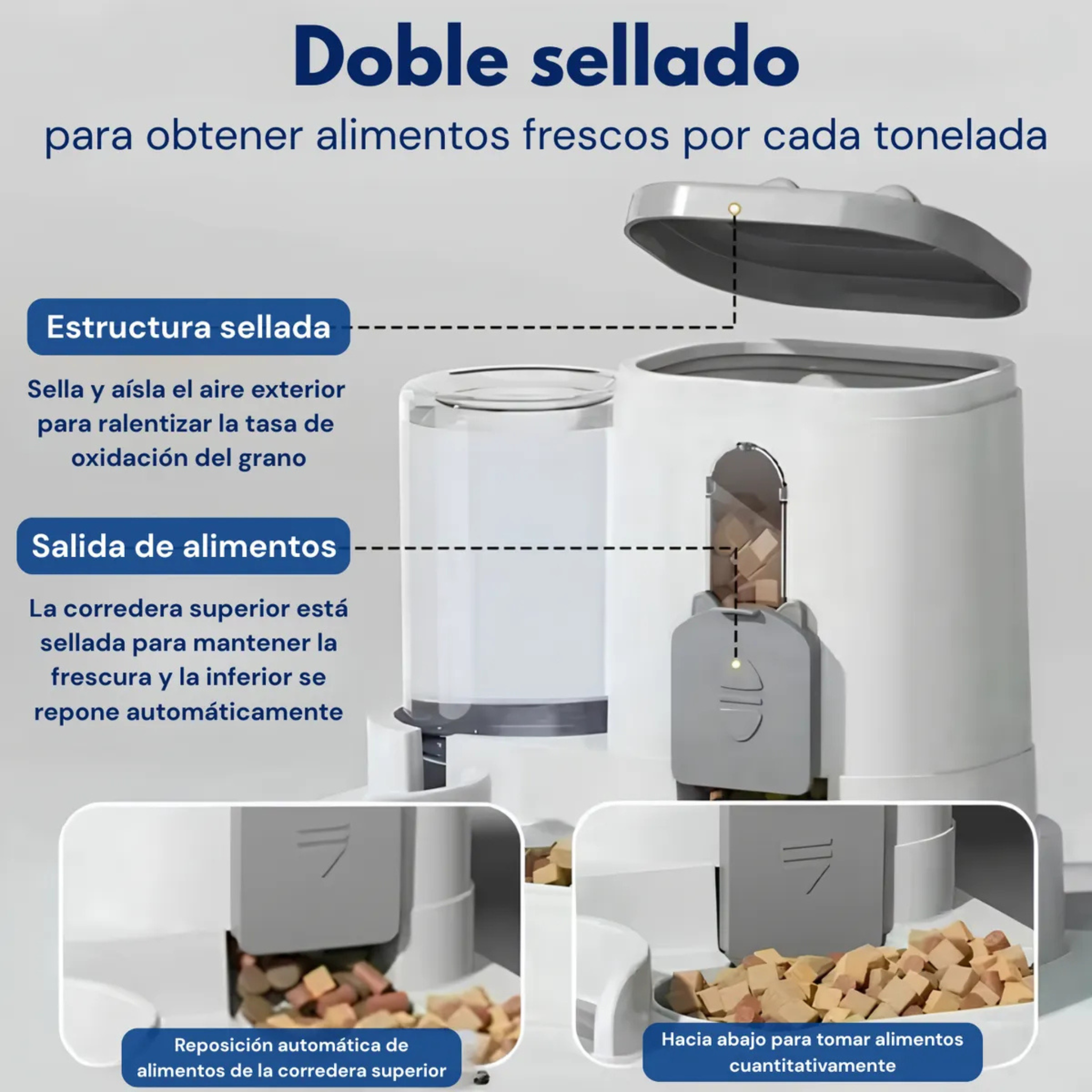 Dispensador de Comida para Mascotas