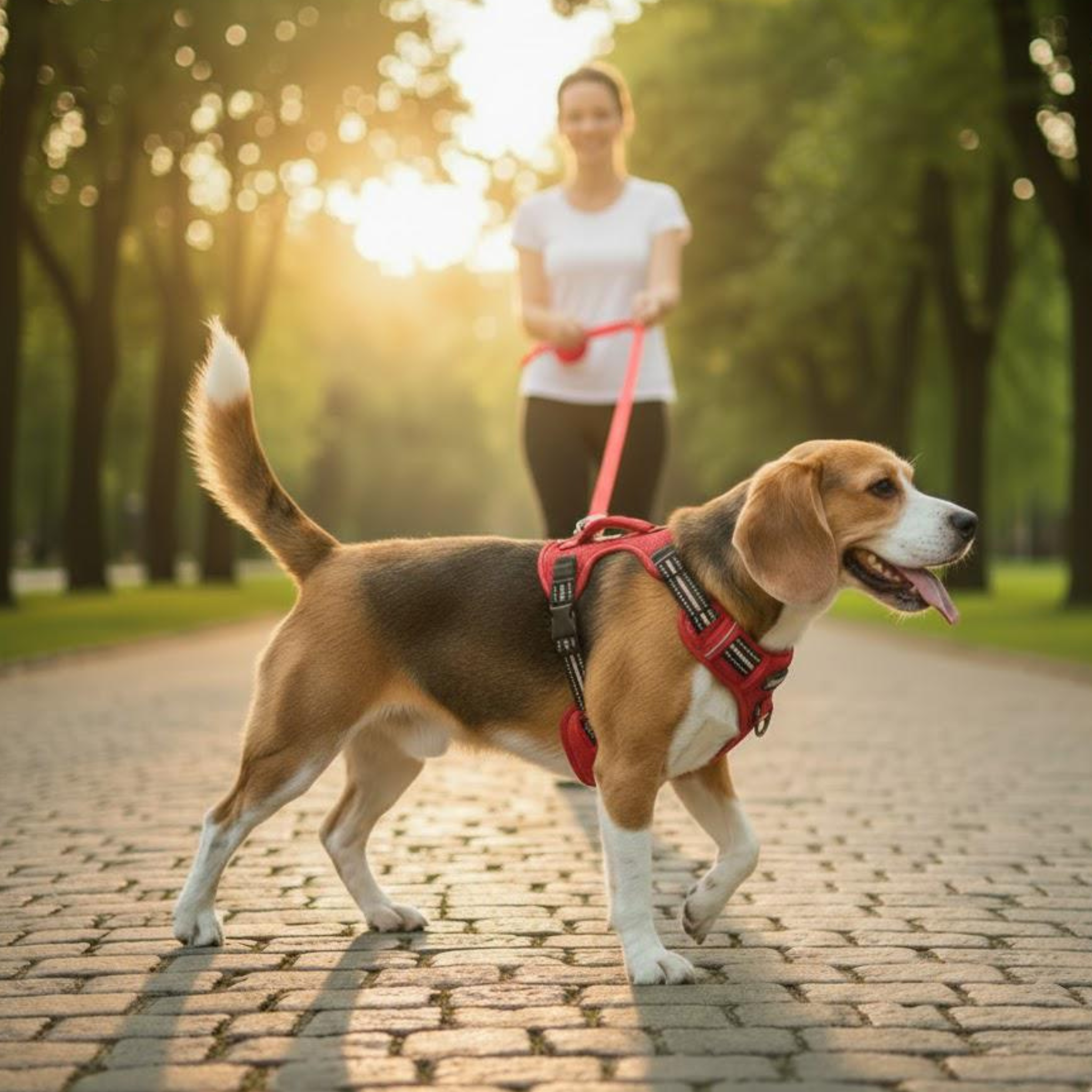 Pechera Arnés Anti Tirones para perro mascotas + Correa para Paseo varios talles