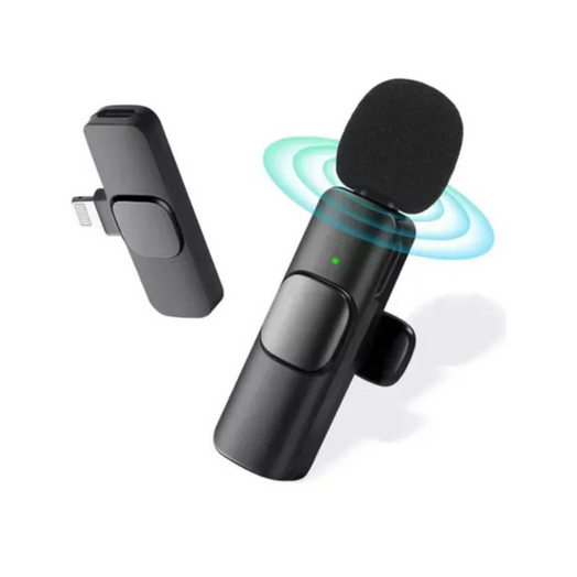 Microfono Inalambrico Para iPhone Microfono para Celular Iphone y Android