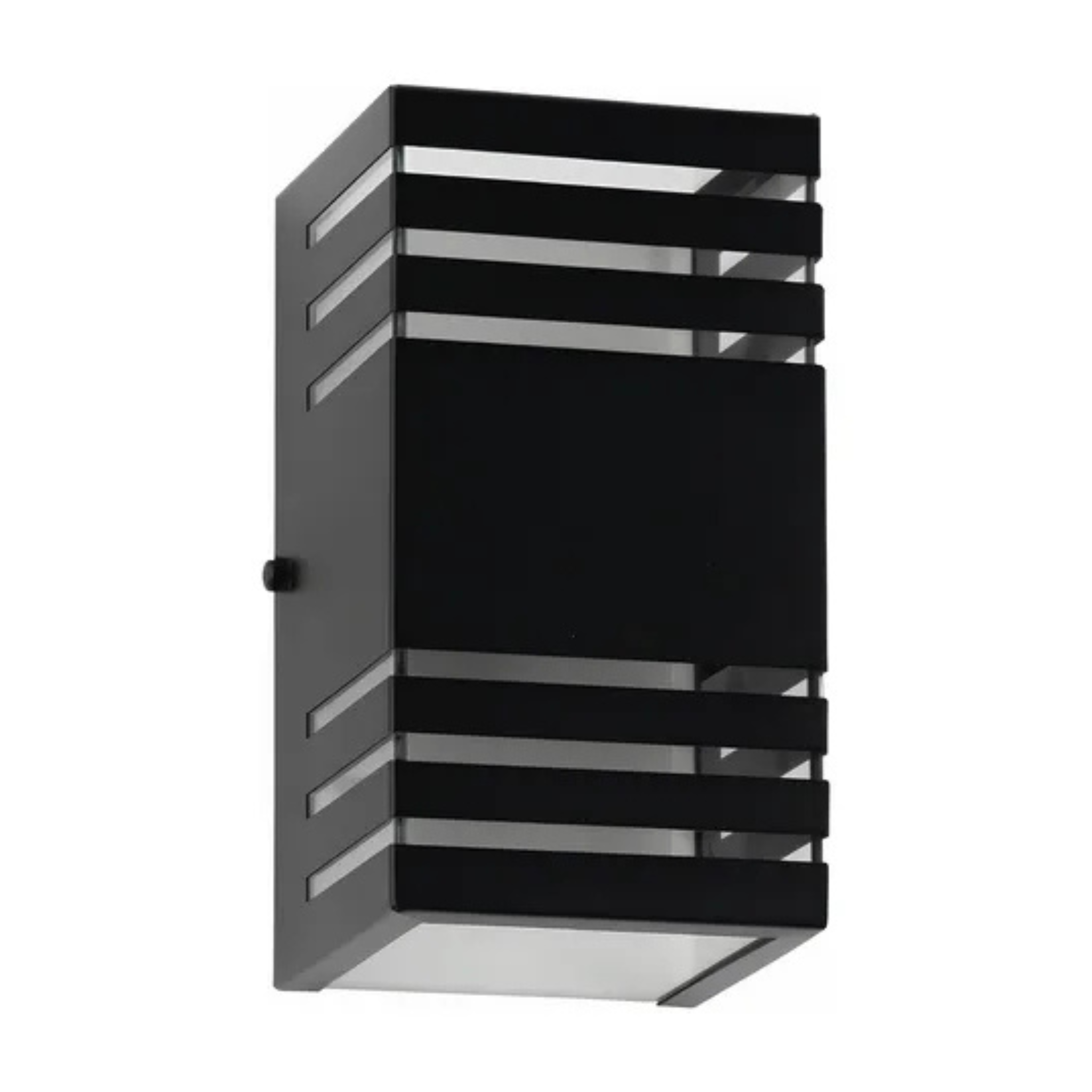 Aplique Spot Exterior Led Integrada Bidireccional Aluminio color Negro