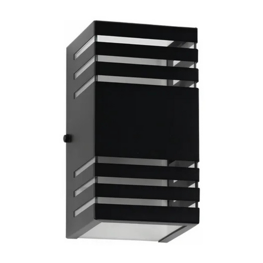 Aplique Spot Exterior Led Integrada Bidireccional Aluminio color Negro