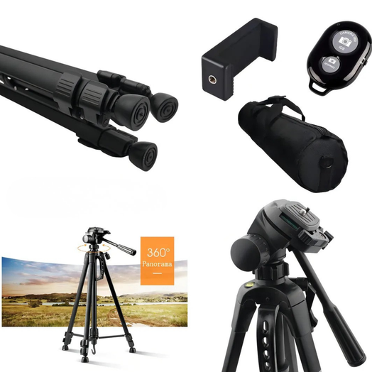 Trípode Profesional con Soporte Para Celular