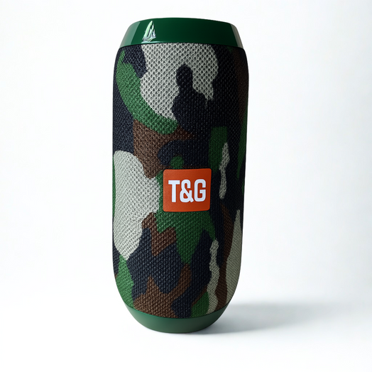 Parlante T&G Audio TG-117 Portátil con Bluetooth Army Green