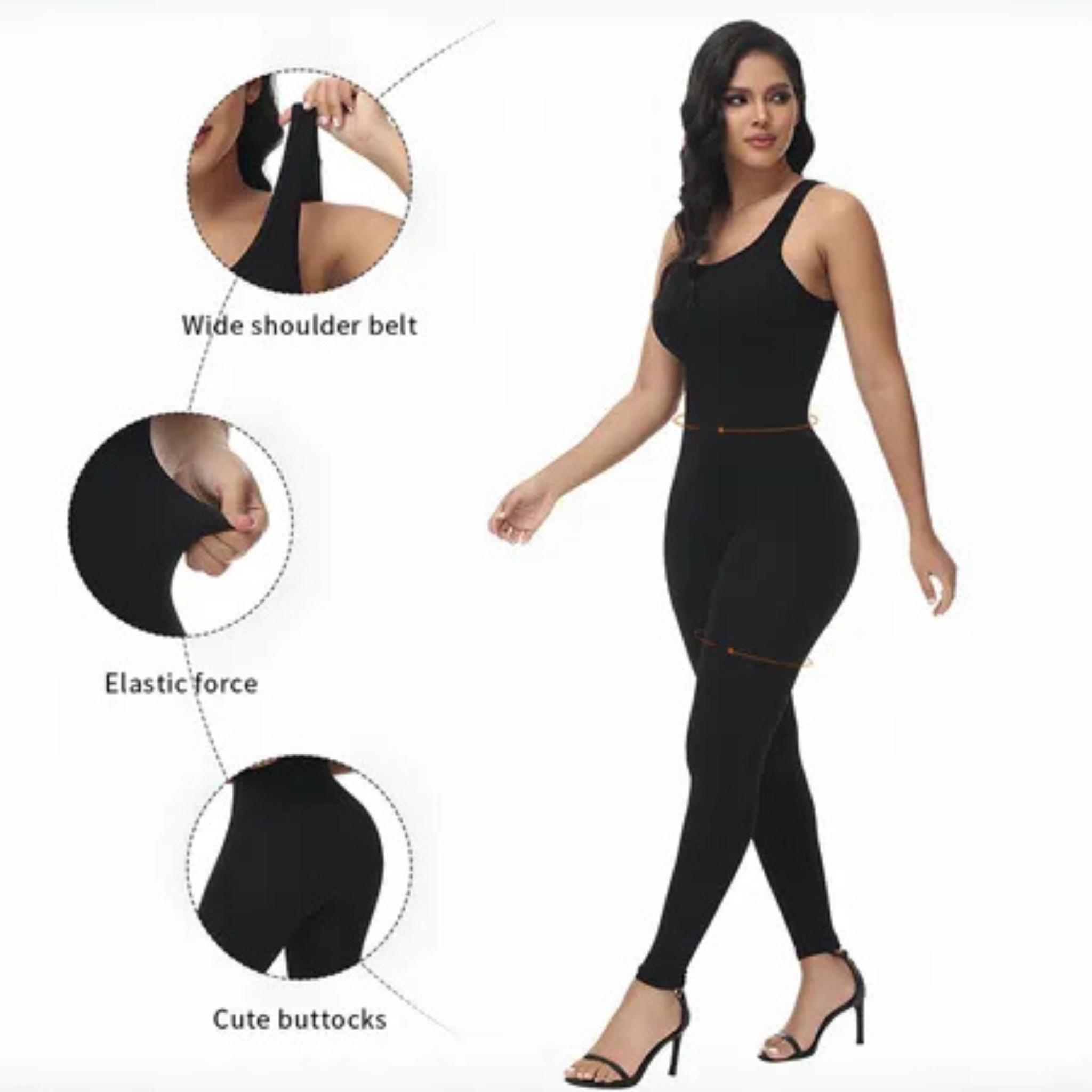 Catsuit Mujer Modelador Compresor Fitness Estiliza Y Moldea cod OC2312