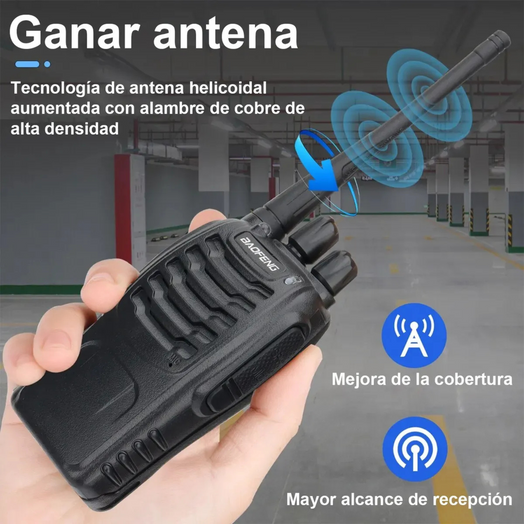 Radios Walkie-talkie Baofeng BF 888S kit de 2 radios Bandas UHF
