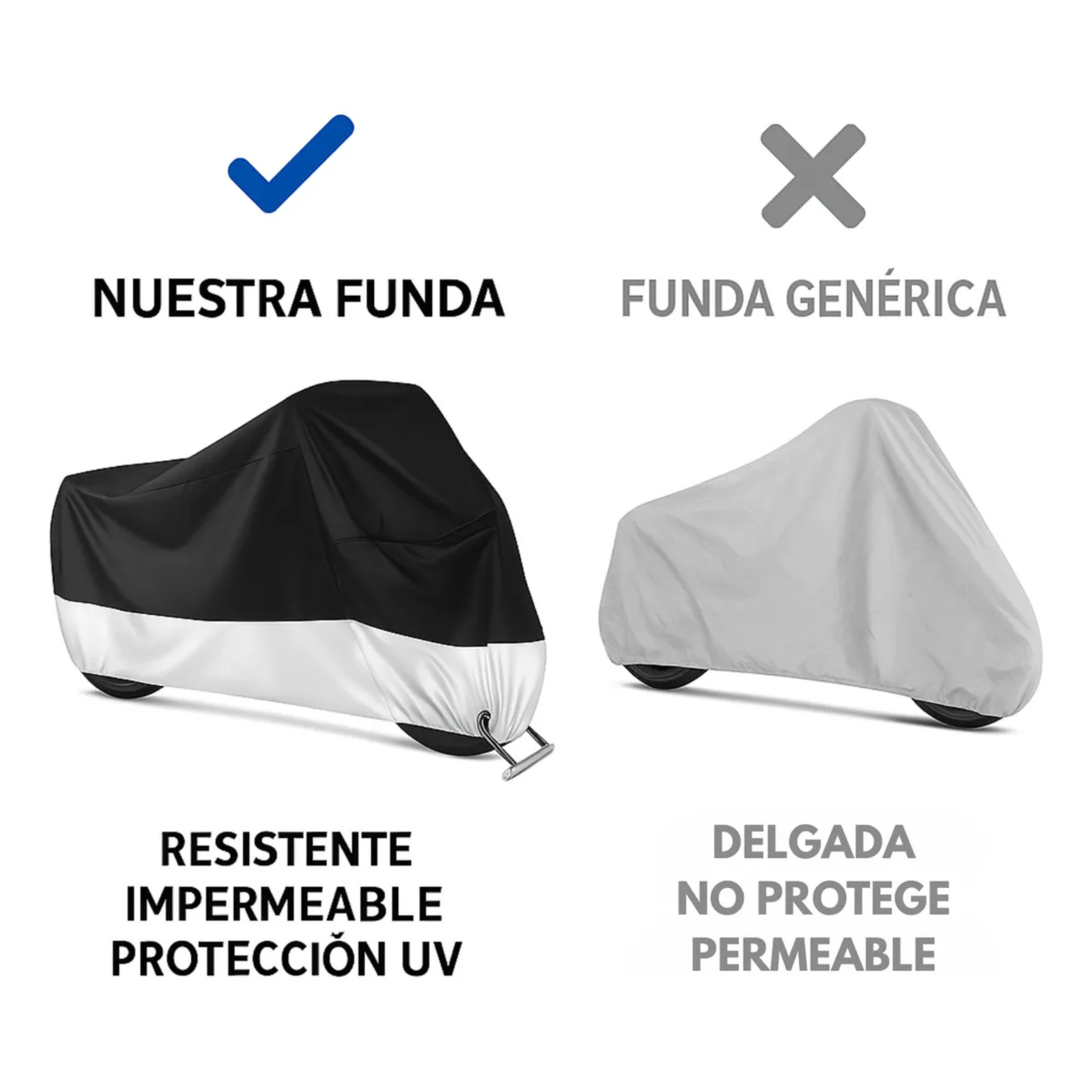 Funda Cubre Moto Impermeable