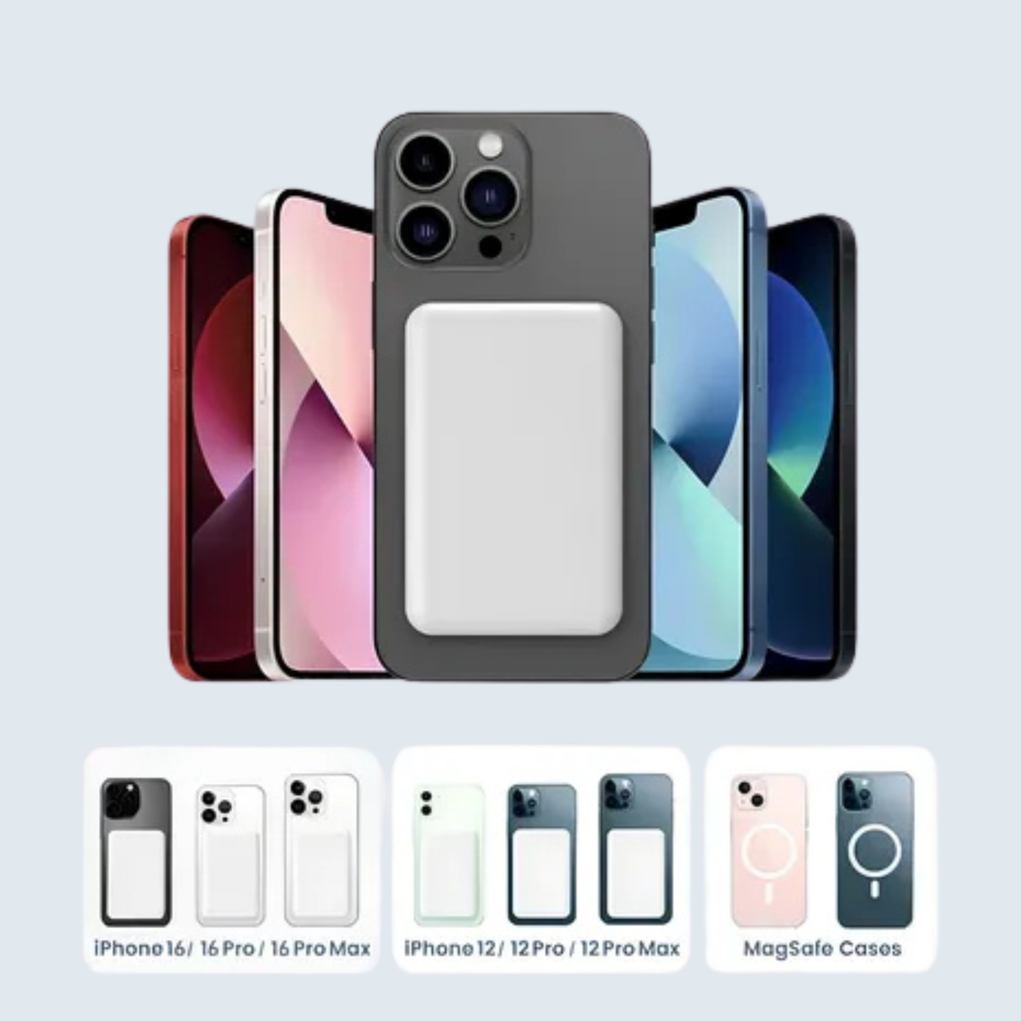 Power Bank Batería Portátil Magnética 3000 Mah Para Iphone