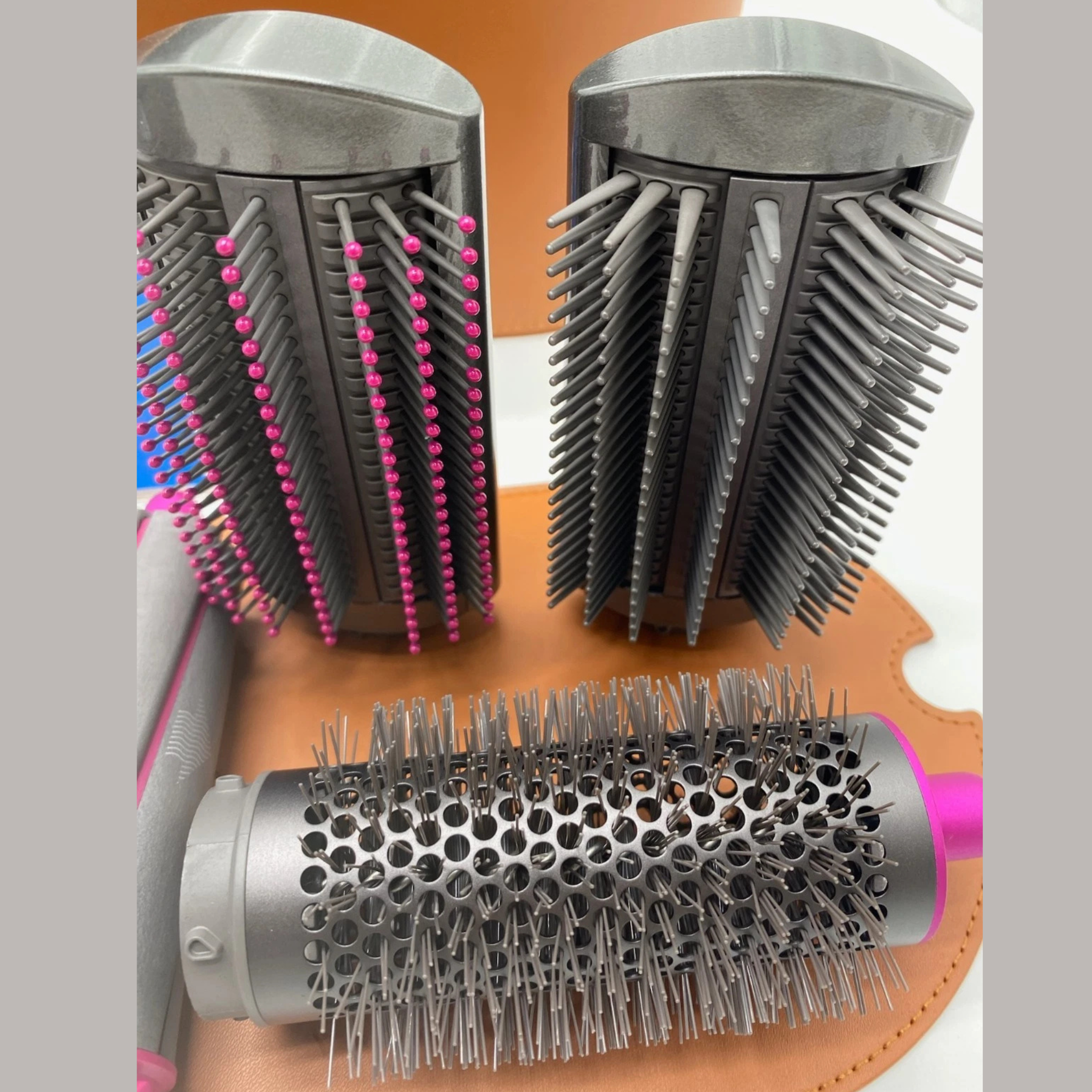 Secador Buclera Dyson Airwrap 220v Nuevas Color Fucsia/plata