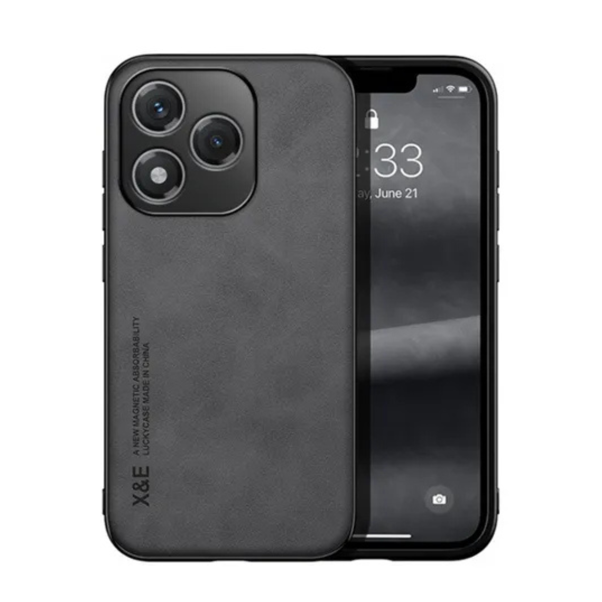 Funda Protectora Para Iphone 11/12/13/14/15 Negro