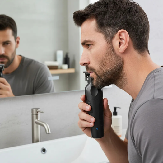 Cortadora De Pelo Profesional Kemei Km-2299 Usb Con Peines Negro