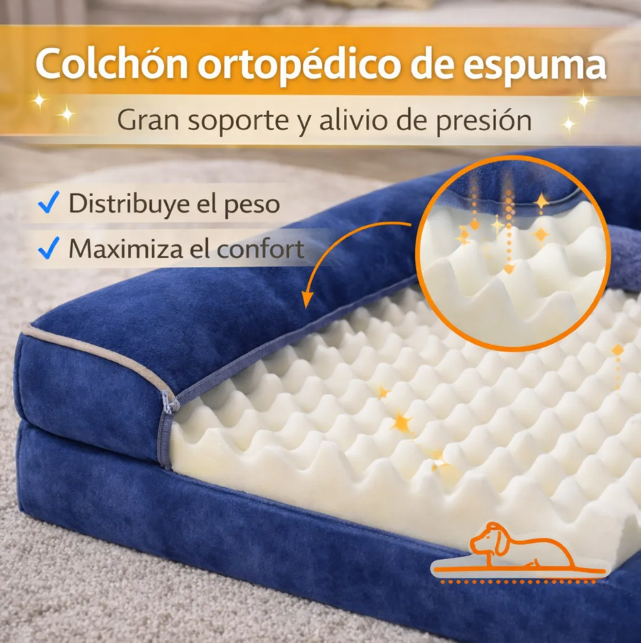 Cama Ortopédica para Mascotas