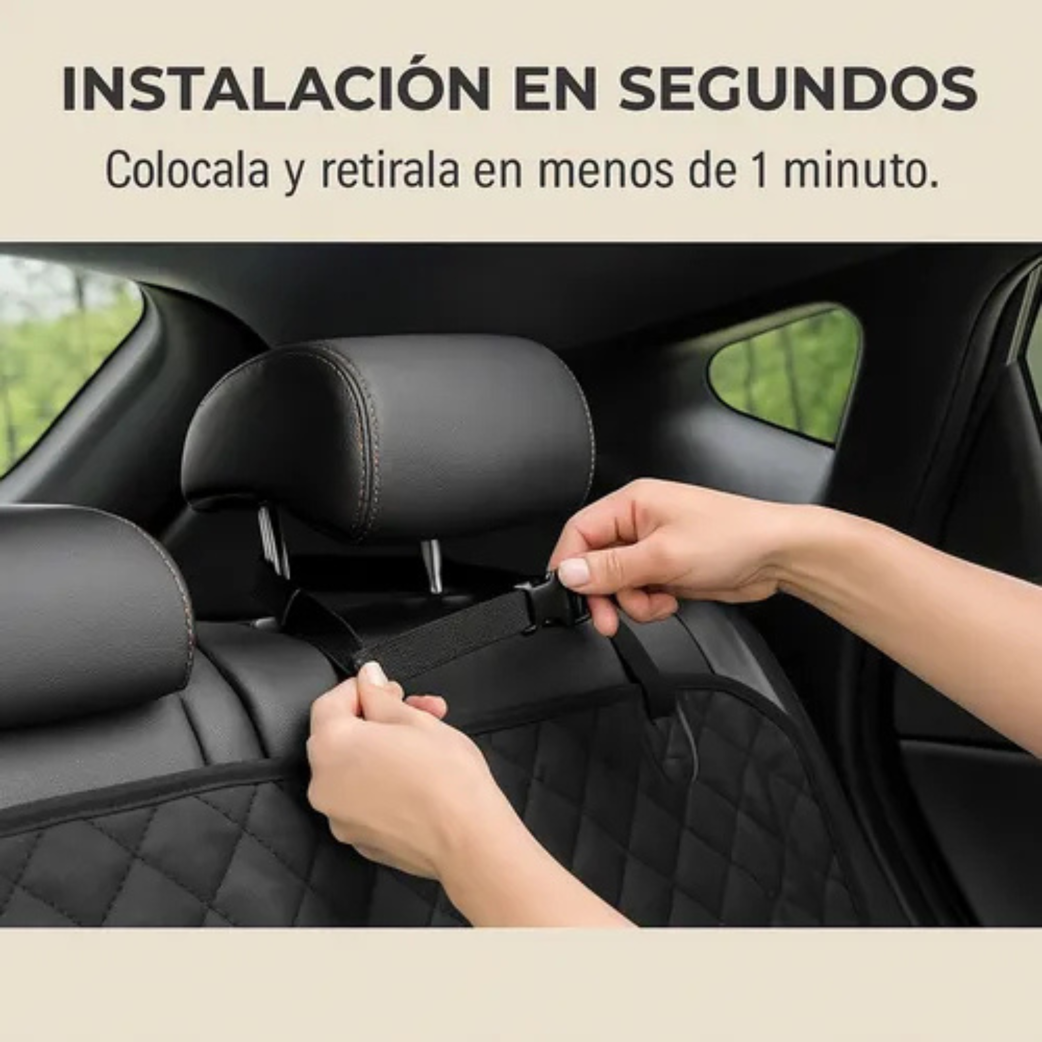 Funda Cubre Asientos Para Mascotas Impermeable Calidad Premium