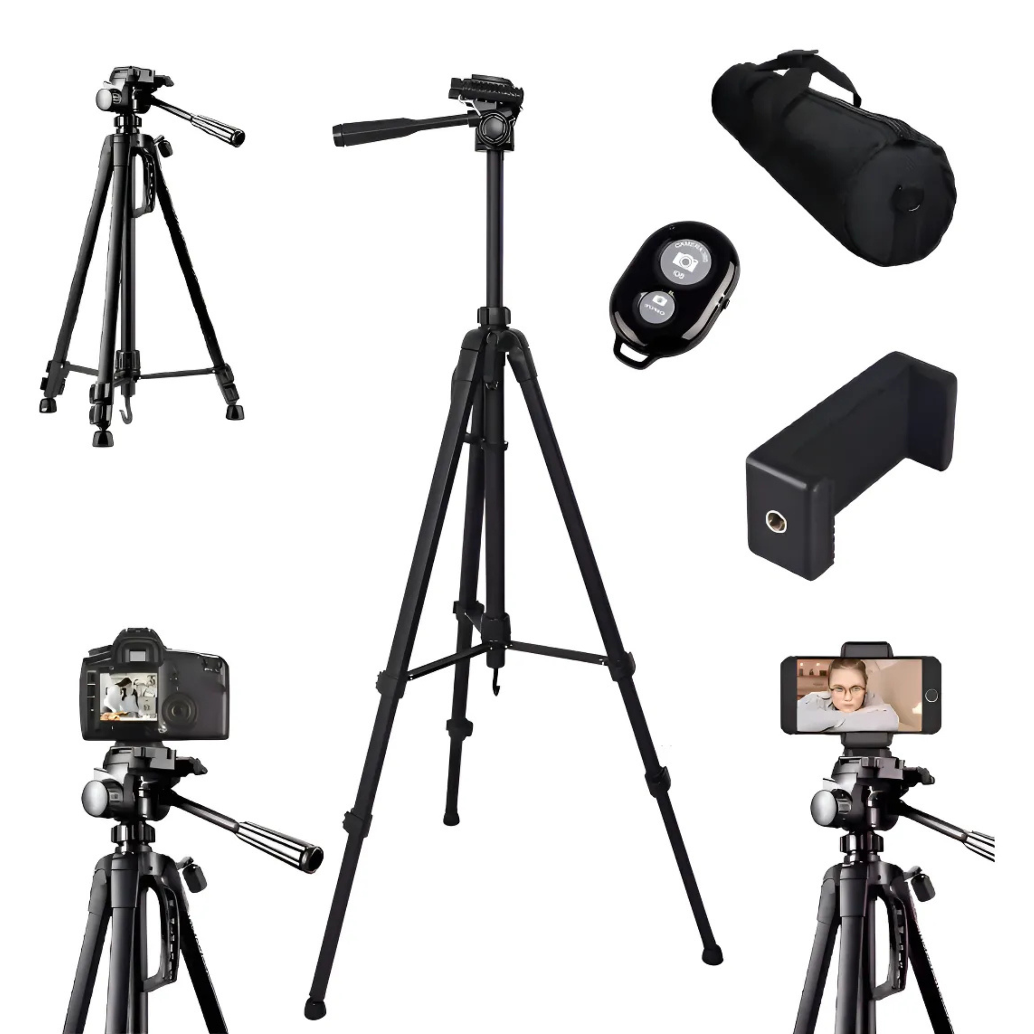 Trípode Profesional con Soporte Para Celular