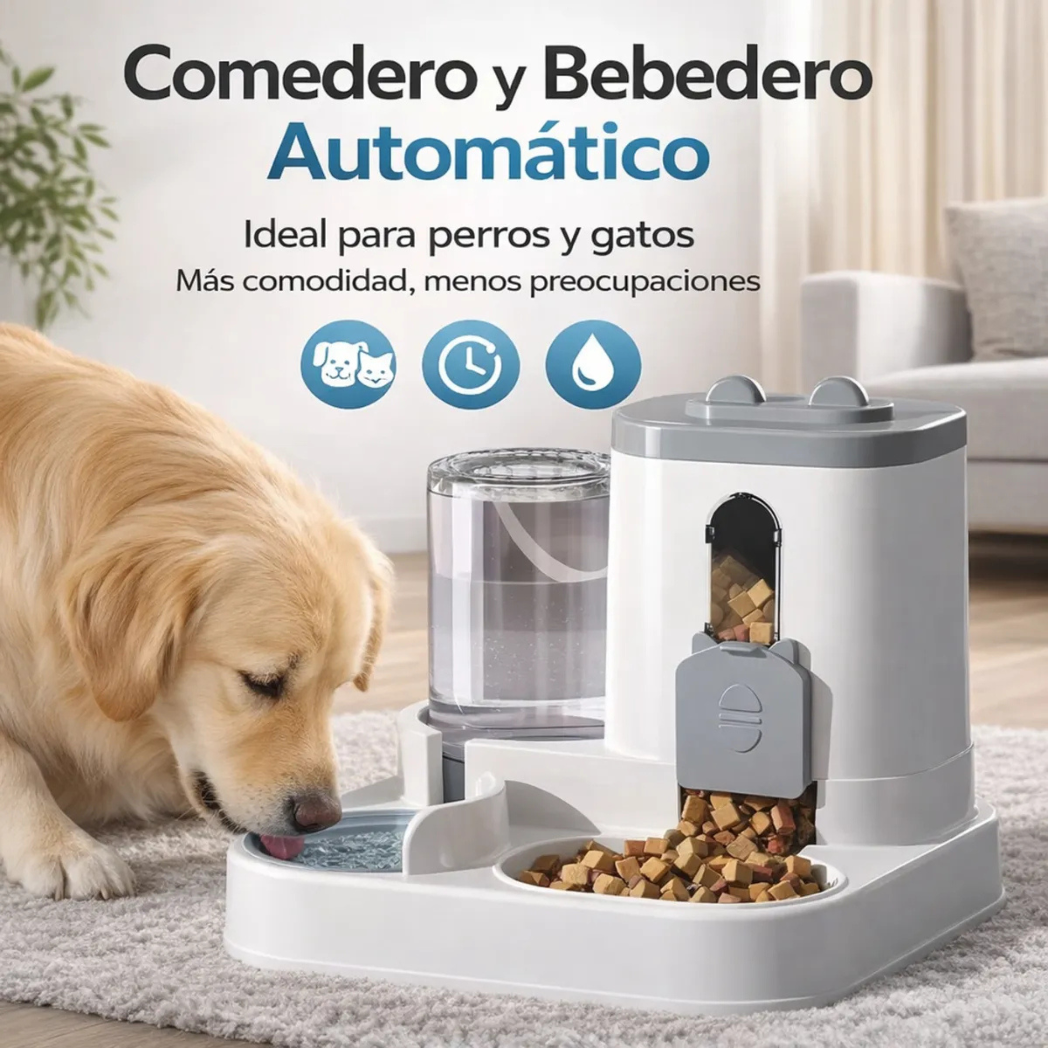 Dispensador de Comida para Mascotas