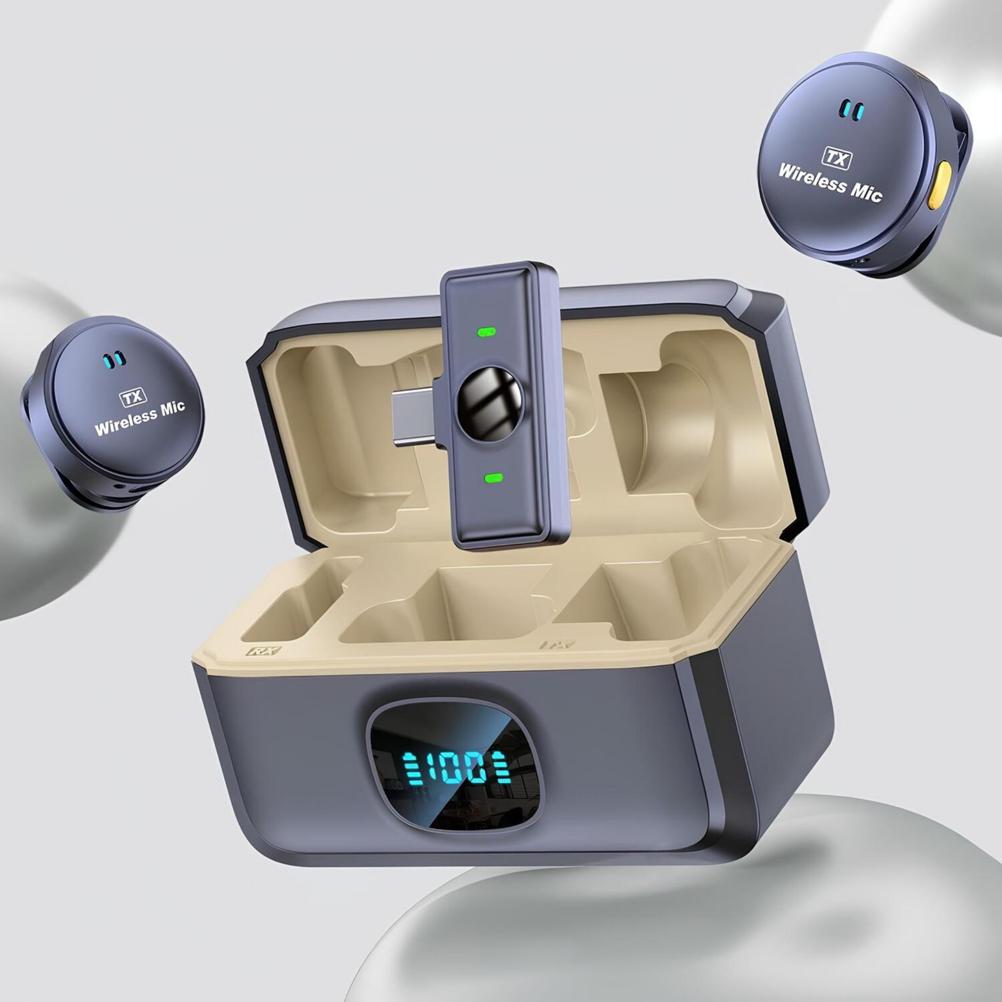 Micrófono de Solapa con Imán