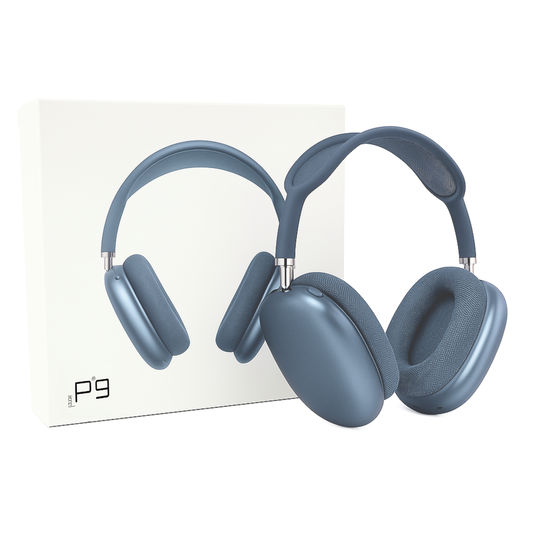 Audífonos Inalámbricos Bluetooth P9 Plus Premium Color Azul