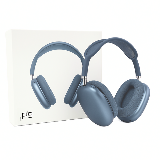 Audífonos Inalámbricos Bluetooth P9 Plus Premium Color Azul
