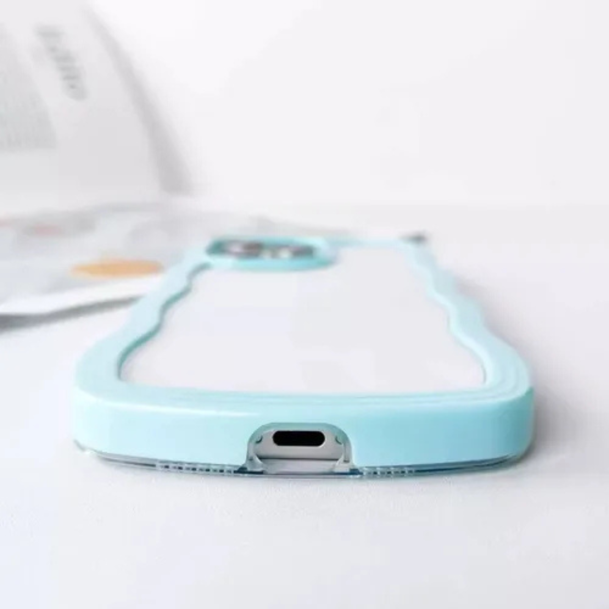 Funda Protector Case Diseño Olas Para Iphone 11/12/13/14/15 Lila Iphone 11 Diseño Olas Para Iphone