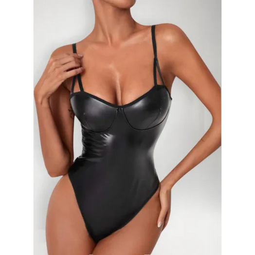 Body Berlín Engomado Super Sexy Color Negro Talles L & XL Negro 2434