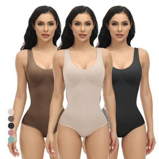 Body Modelador Faja Reductor Con Broche Pushup Y Copa Armada Negro talle M/XL P802