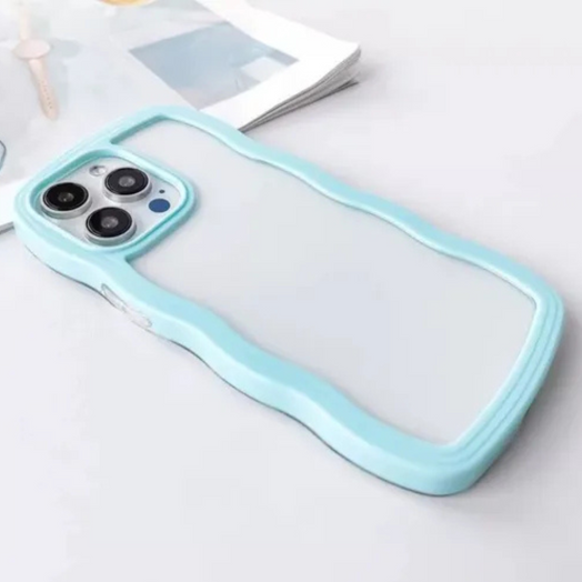Funda Protector Case Diseño Olas Para Iphone 11/12/13/14/15 Lila Iphone 11 Diseño Olas Para Iphone