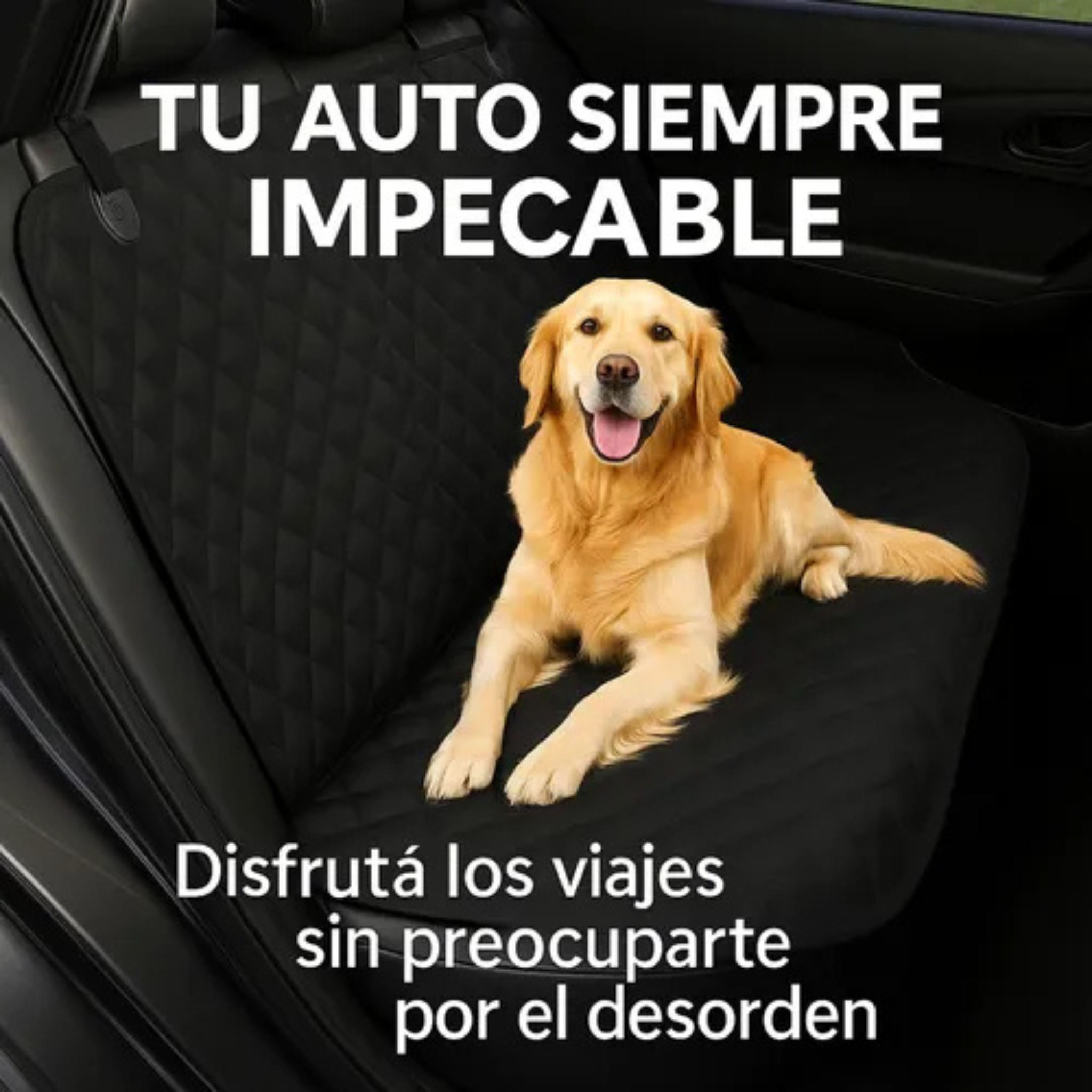 Funda Cubre Asientos Para Mascotas Impermeable Calidad Premium