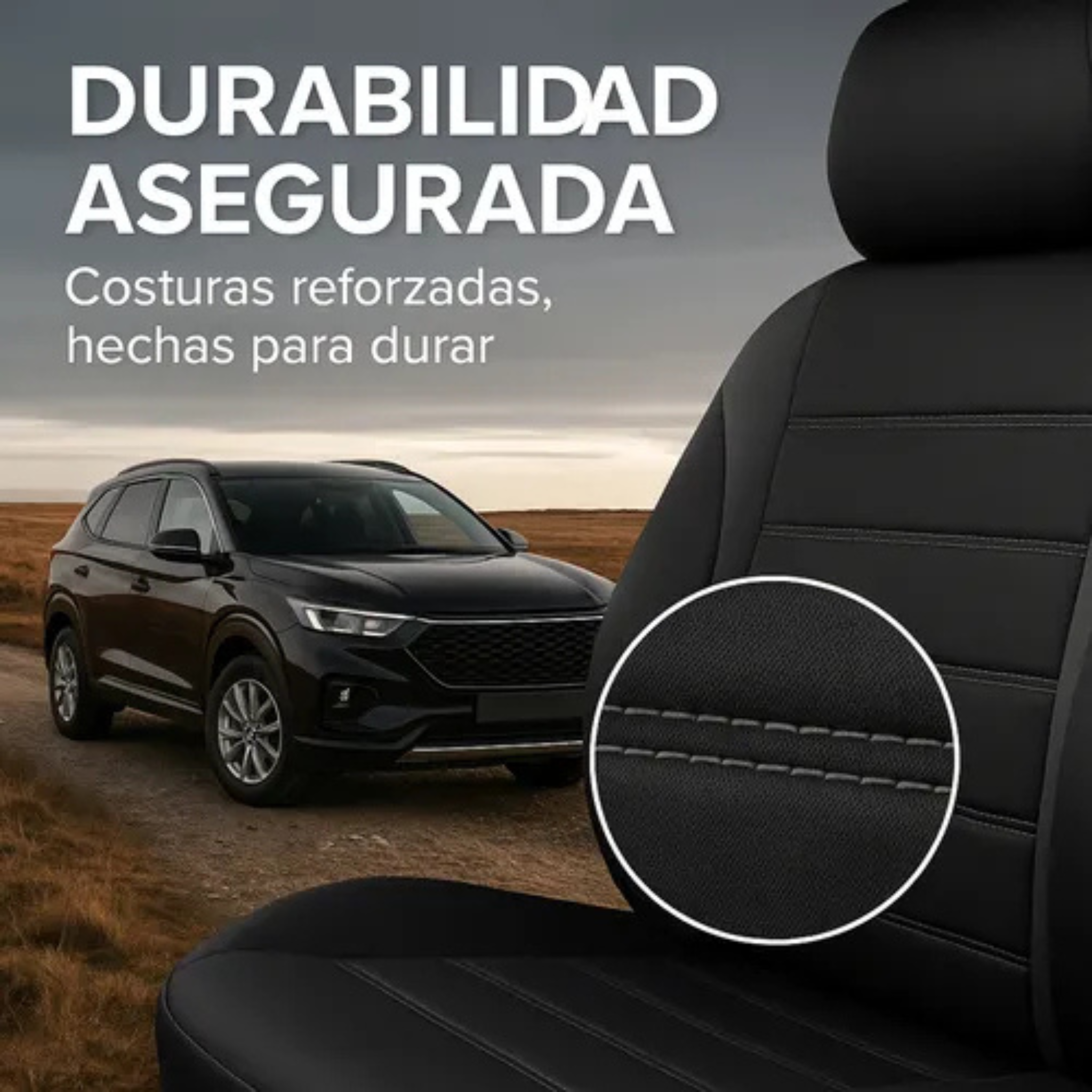 Juego Completo Fundas Cubre Asientos para Auto Varios Colores