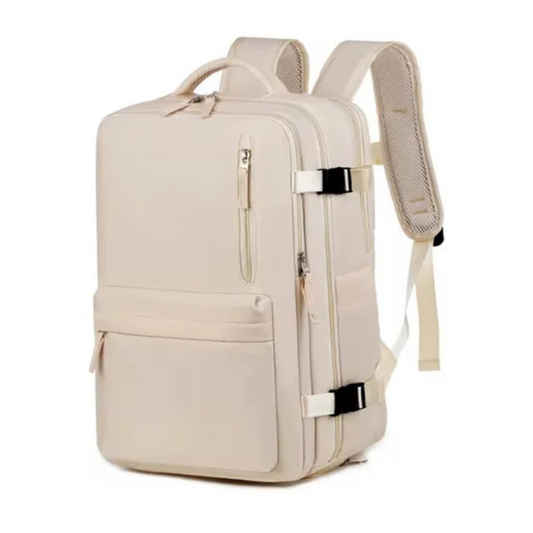 Mochila Viaje Carry On Viral Notebook Aprobada para Avión Beige