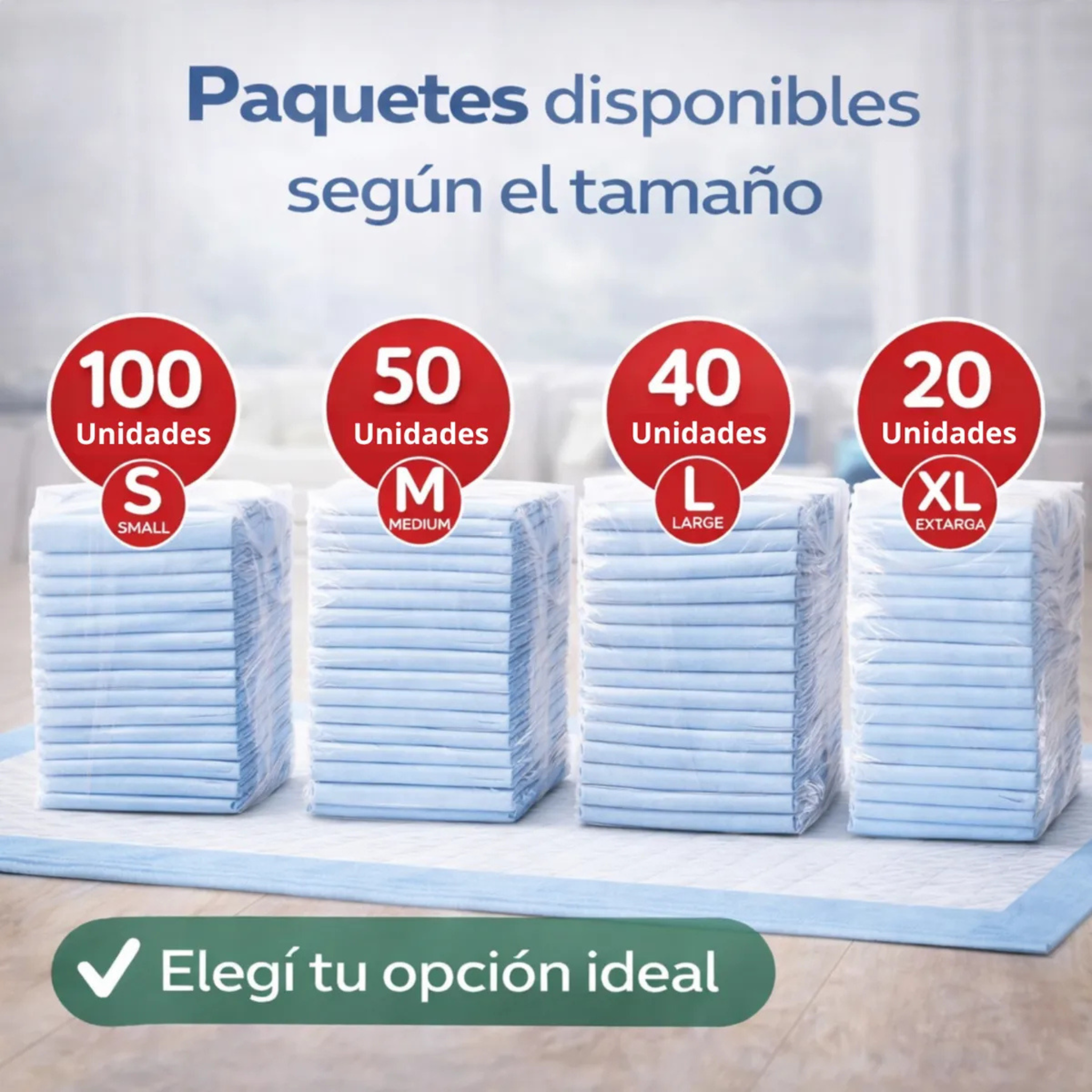 Pañales de Entrenamiento Para Mascotas Talle S al XL