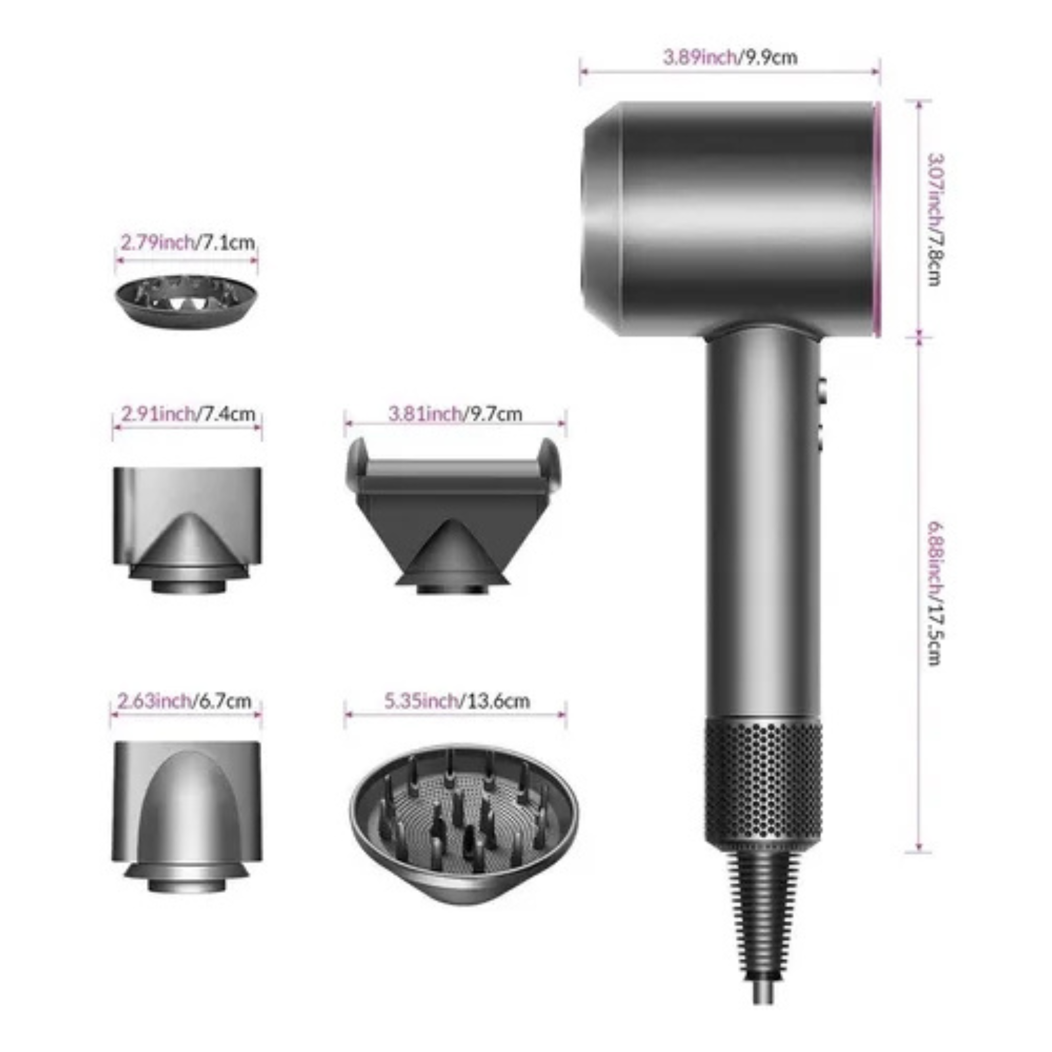 Secador de pelo Dyson Supersonic fucsia