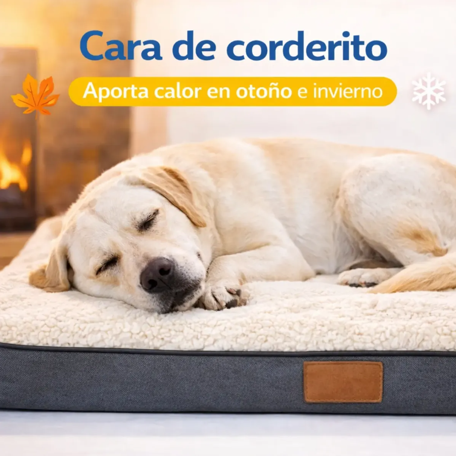 Cama Ortopédica Para Mascotas Invierno/Verano