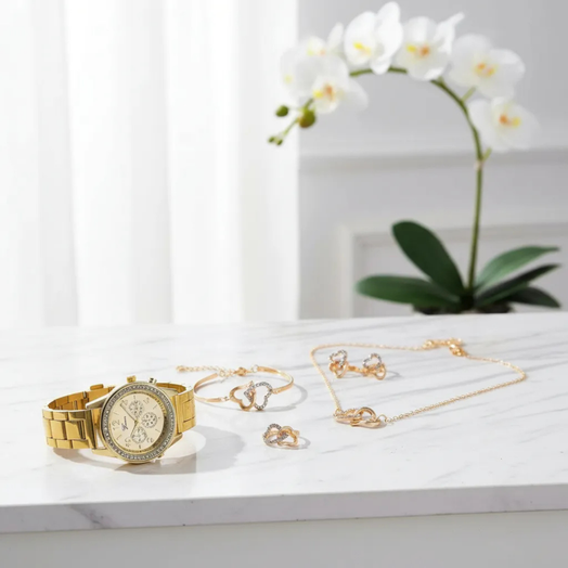 Set Reloj y Accesorios