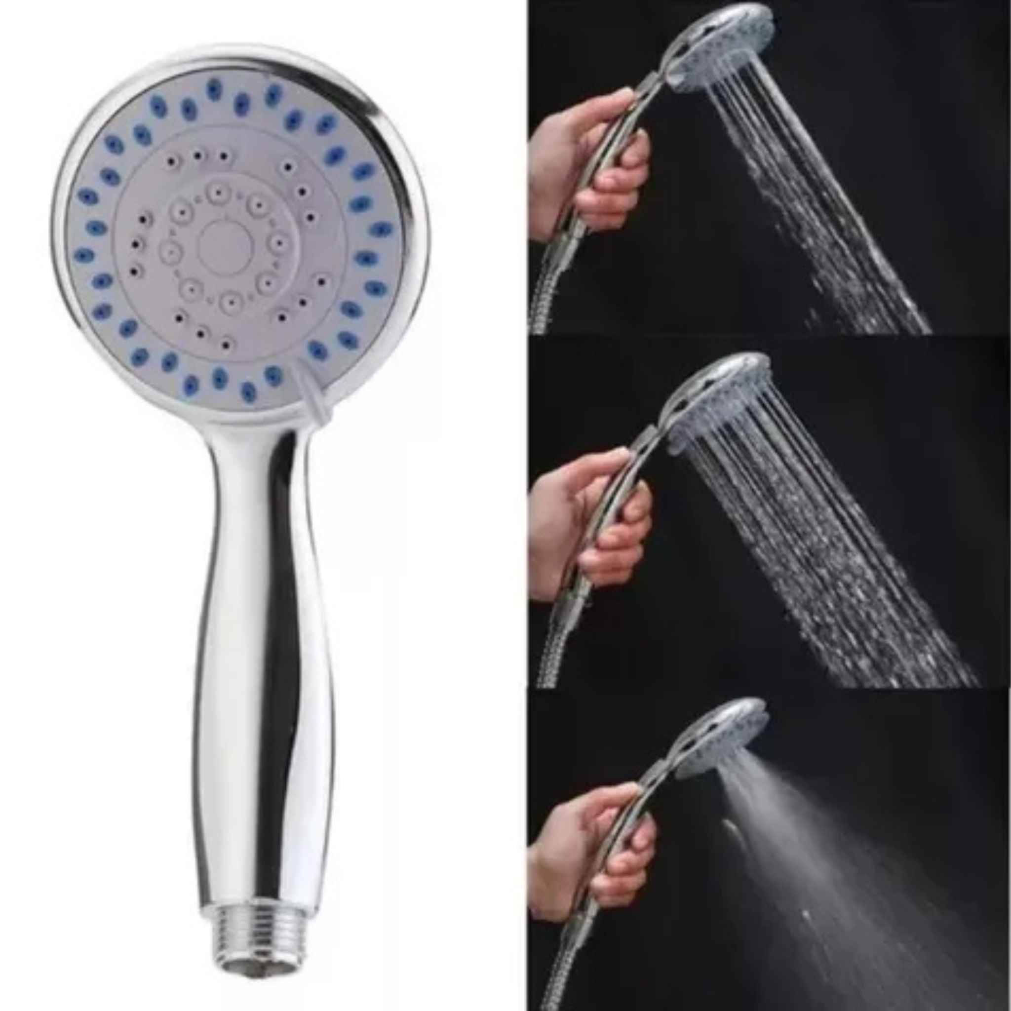 Kit Ducha Monocomando C/ Transmisión Mezcladora Grifería Plateado