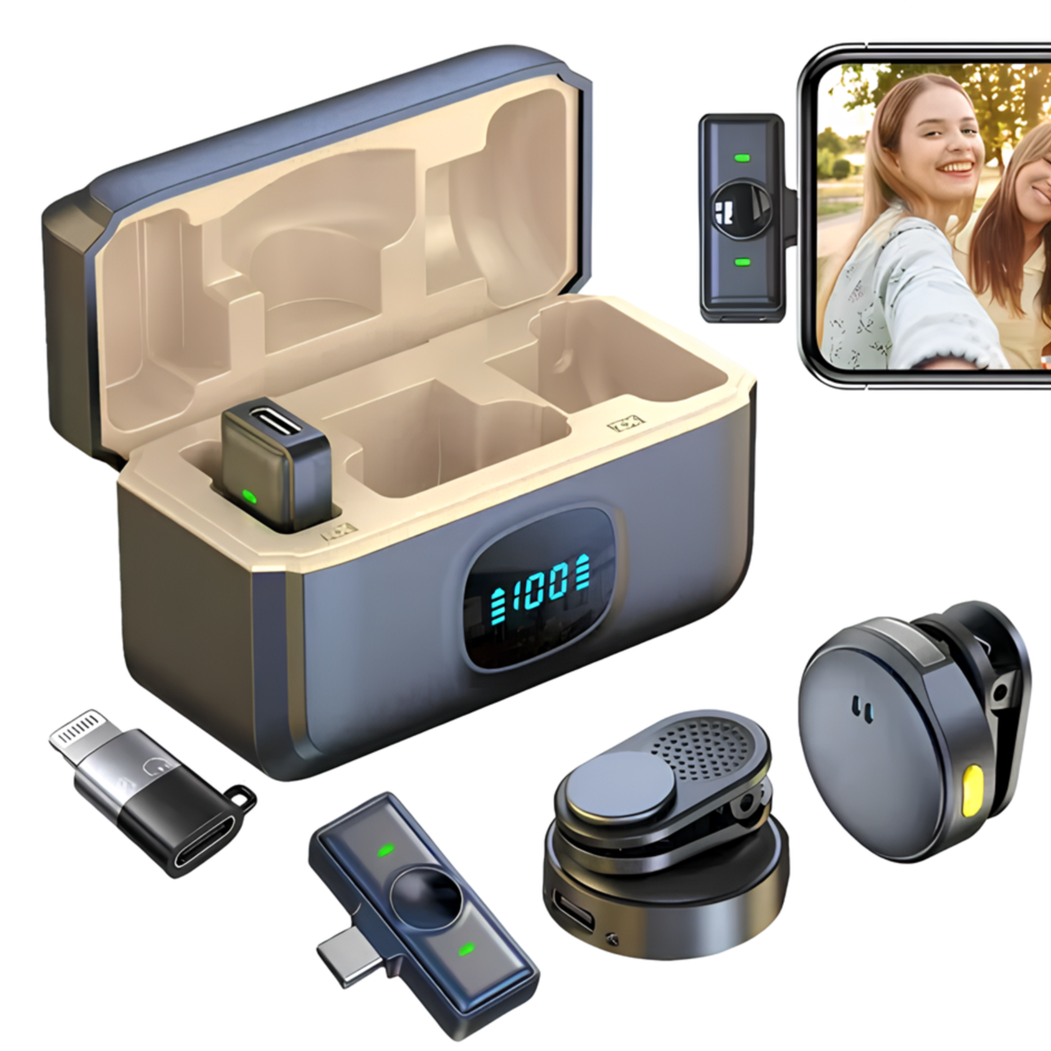 Micrófono de Solapa con Imán