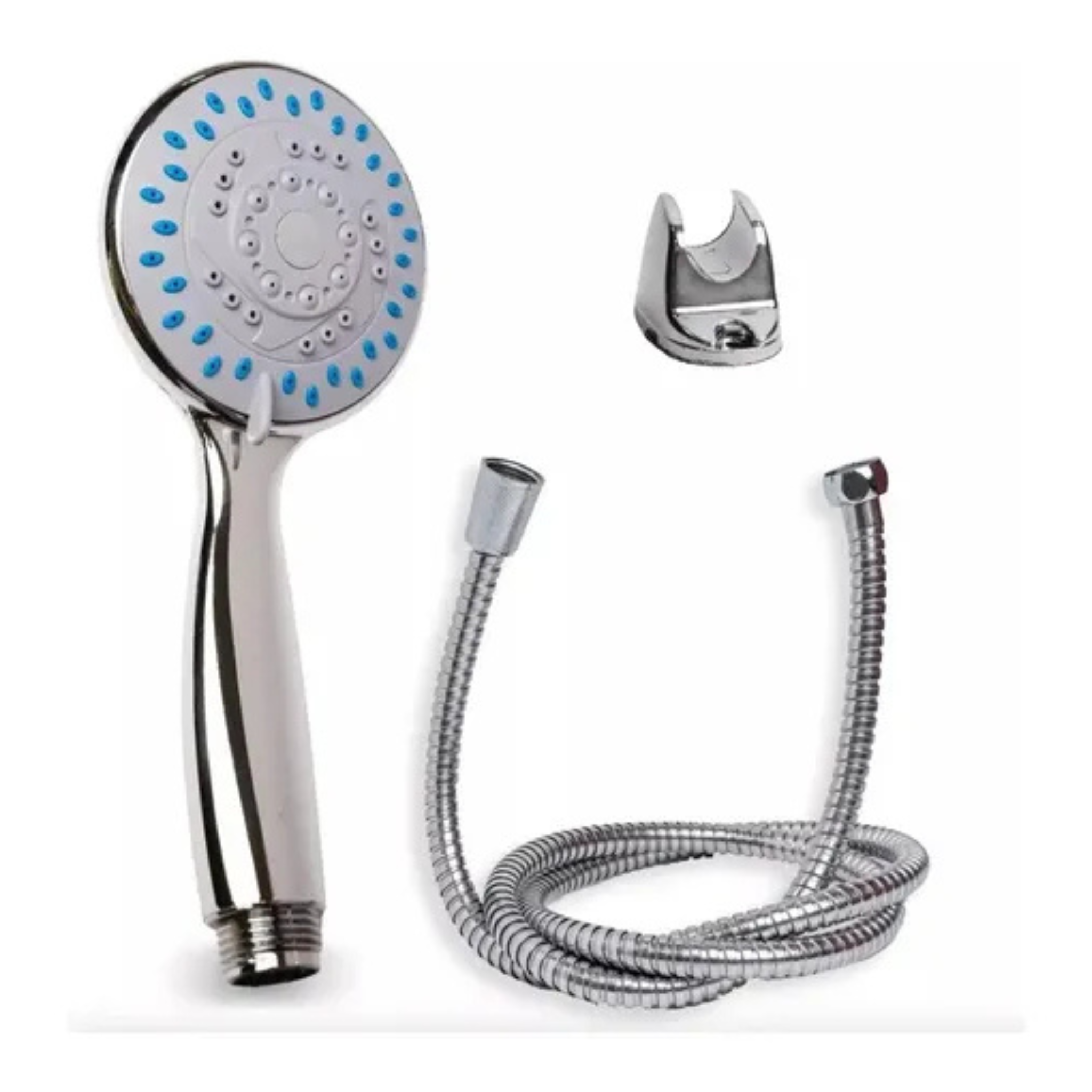 Kit Ducha Monocomando C/ Transmisión Mezcladora Grifería Plateado
