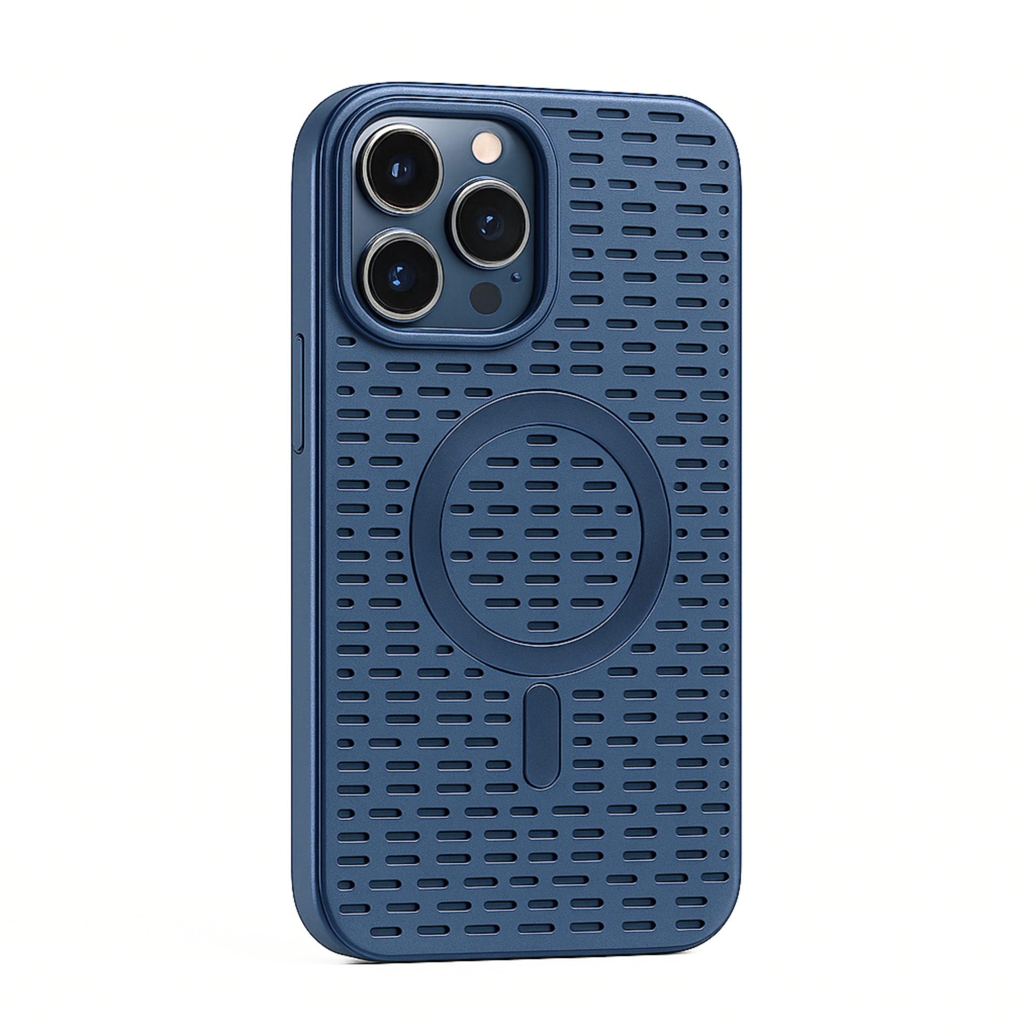 Case Funda Magsafe Megnética Para Iphone color Azul