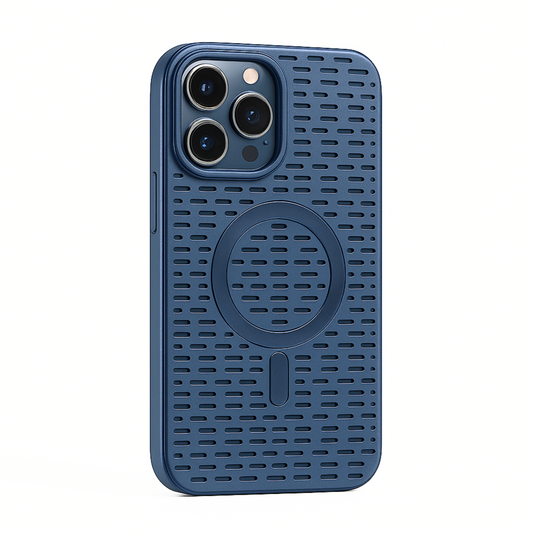 Case Funda Magsafe Megnética Para Iphone color Azul