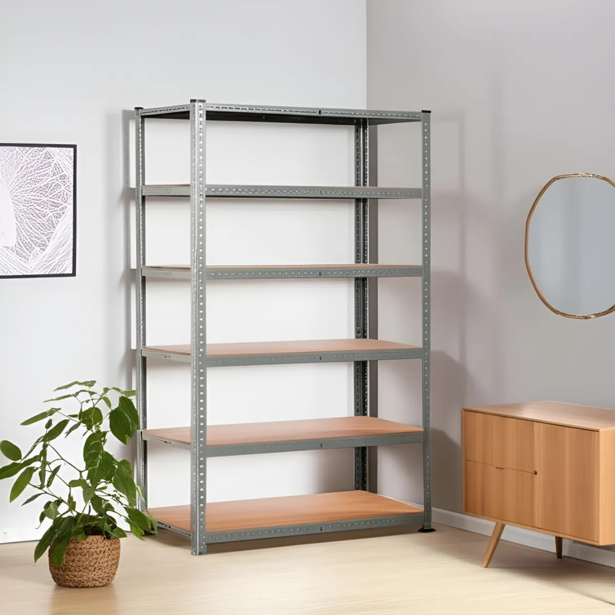 Estantería Metálica 5 Estantes Fácil Armado