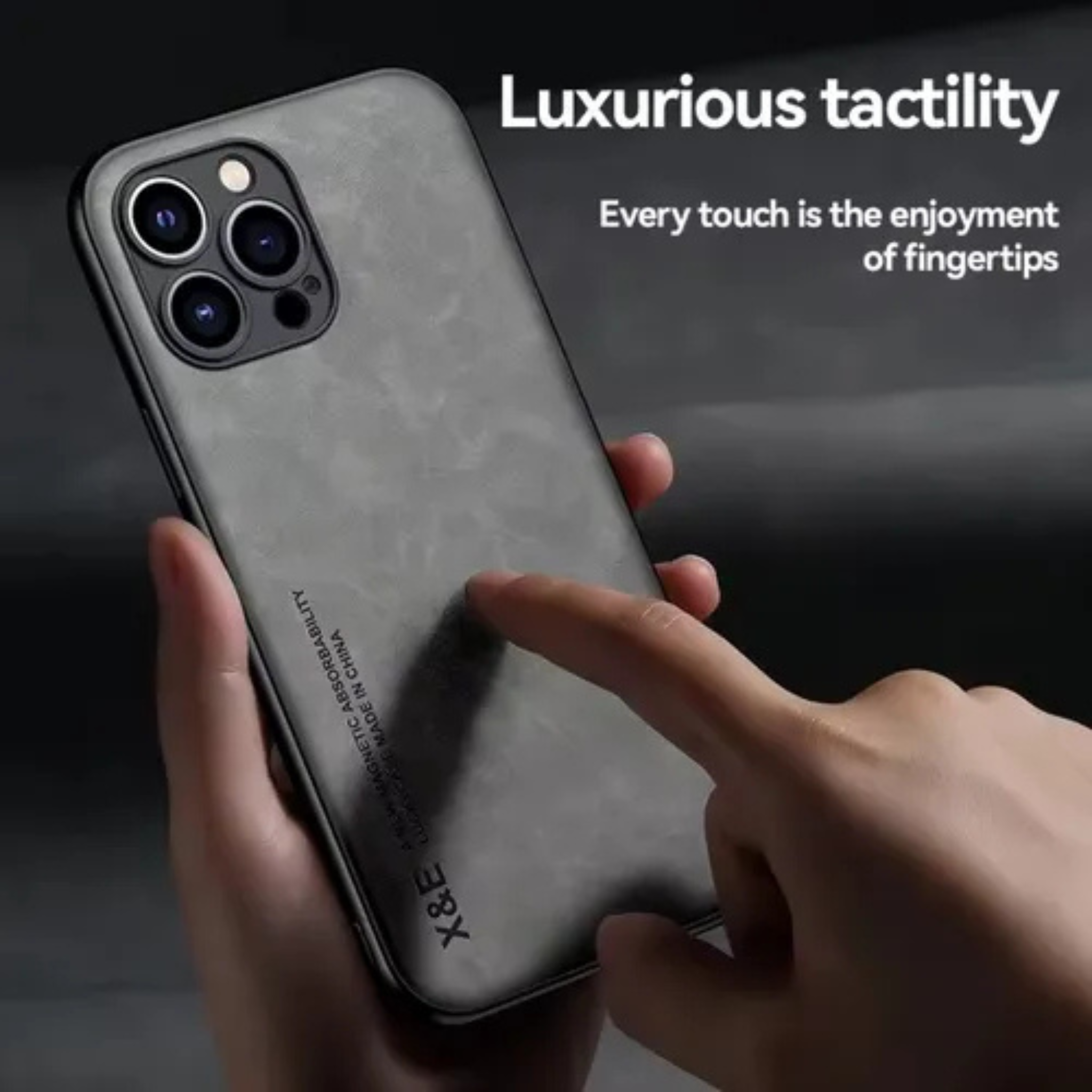 Funda Protectora Para Iphone 11/12/13/14/15 Negro