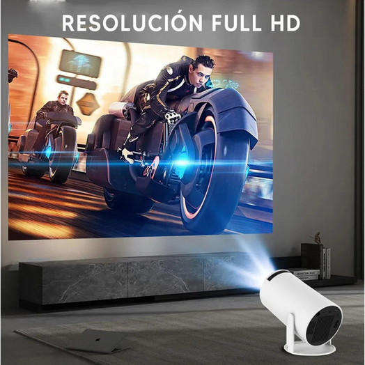 Proyector Smart Led Full HD Portátil 200Ansi