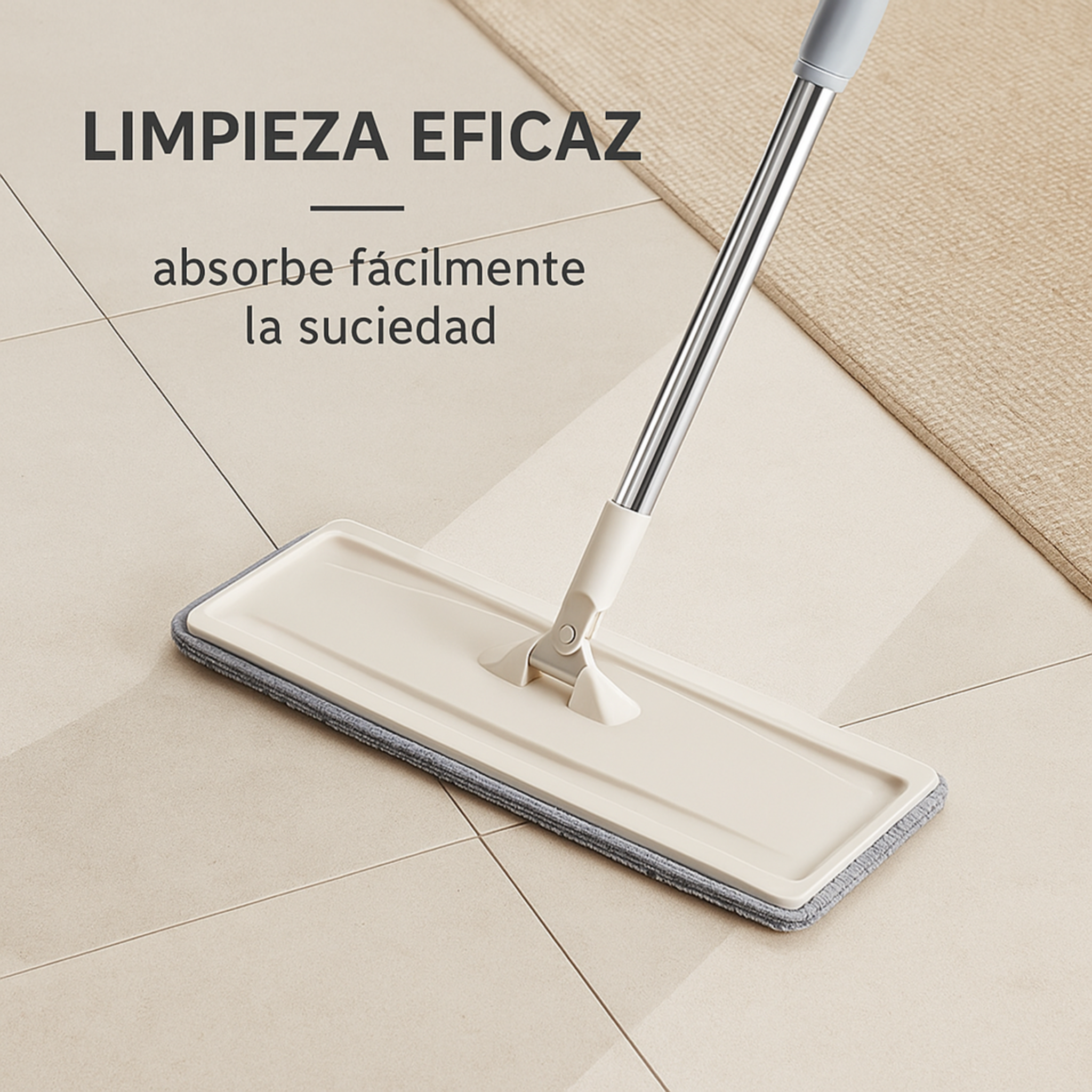 Mopa Trapeador Limpia Pisos con Balde Doble