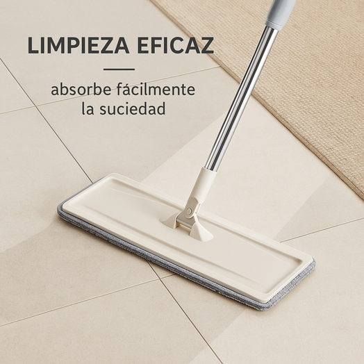 Mopa Trapeador Limpia Pisos con Balde Doble