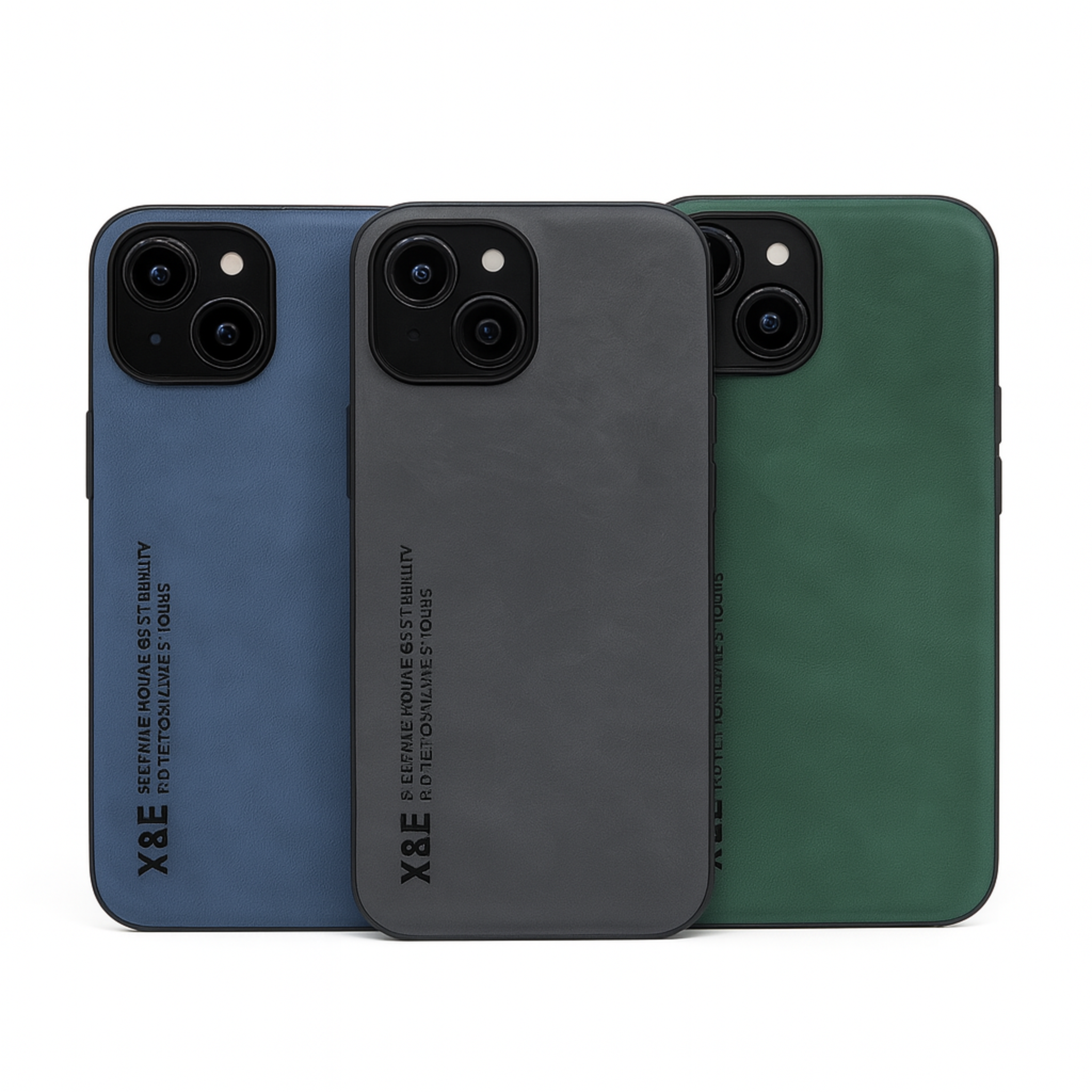 Funda Protectora Para Iphone 11/12/13/14/15 Azul Oscuro