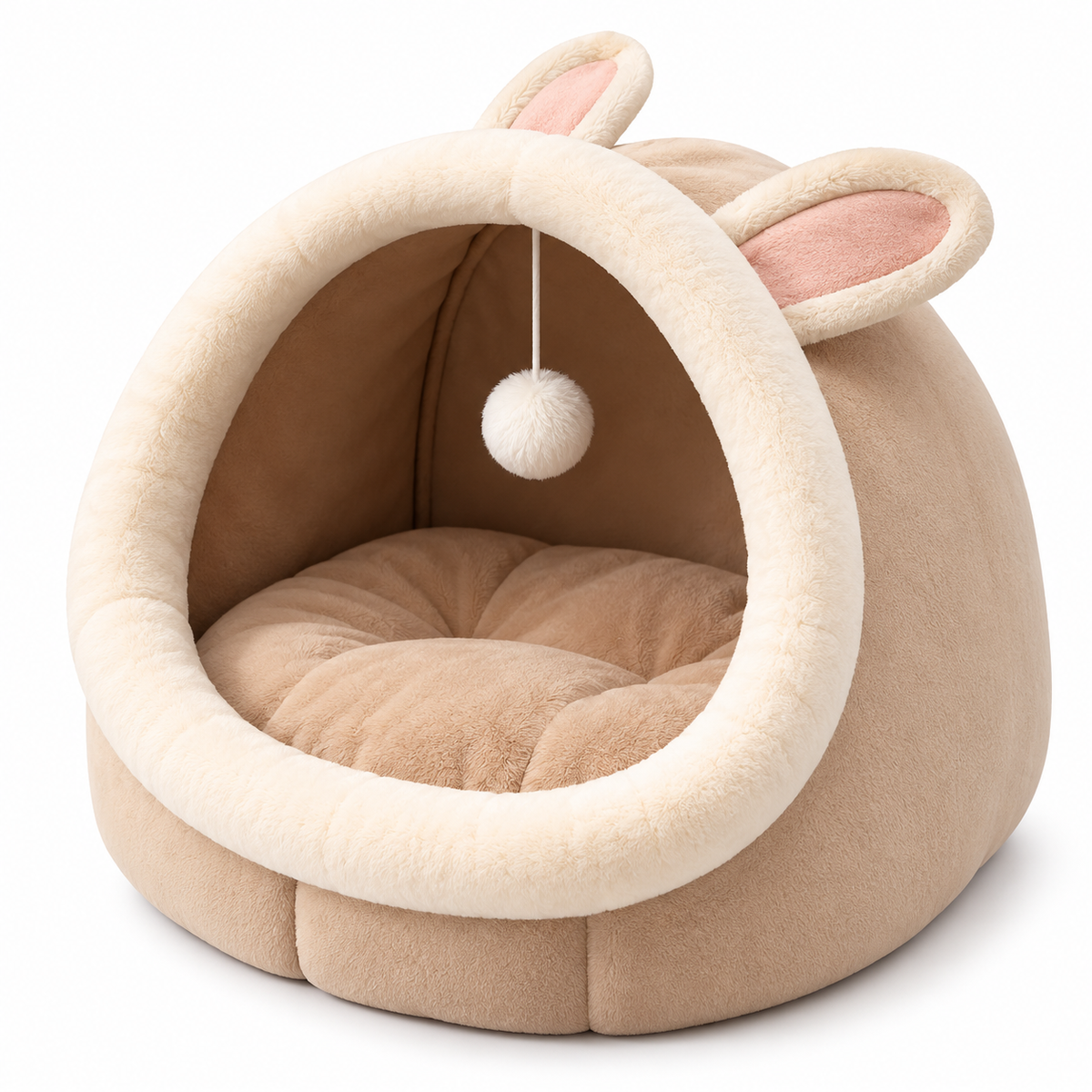 Cama Cueva para Gatos con Juguete Colgante | Varios Modelos