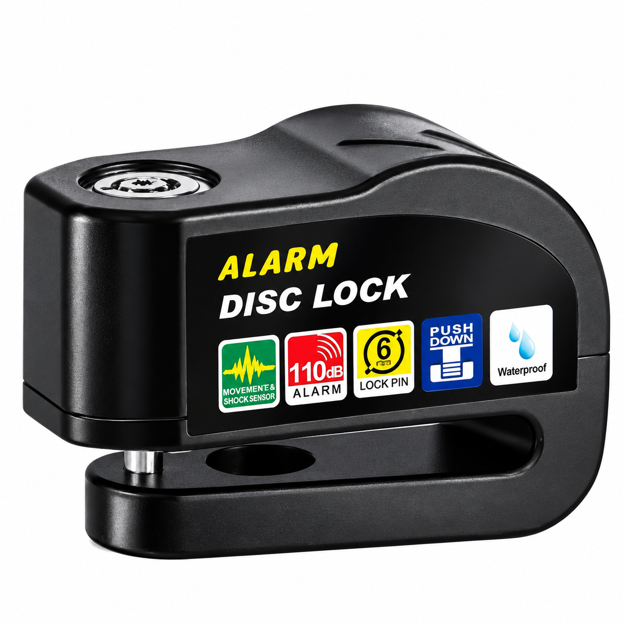 Candado con Alarma para Moto y Bicicleta