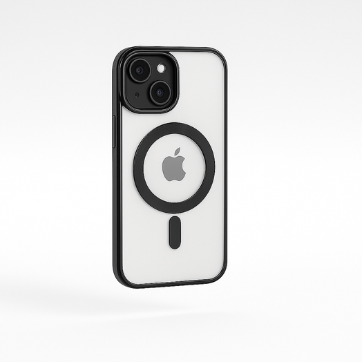 Case Funda Magsafe Magnética Para Iphone color Negro