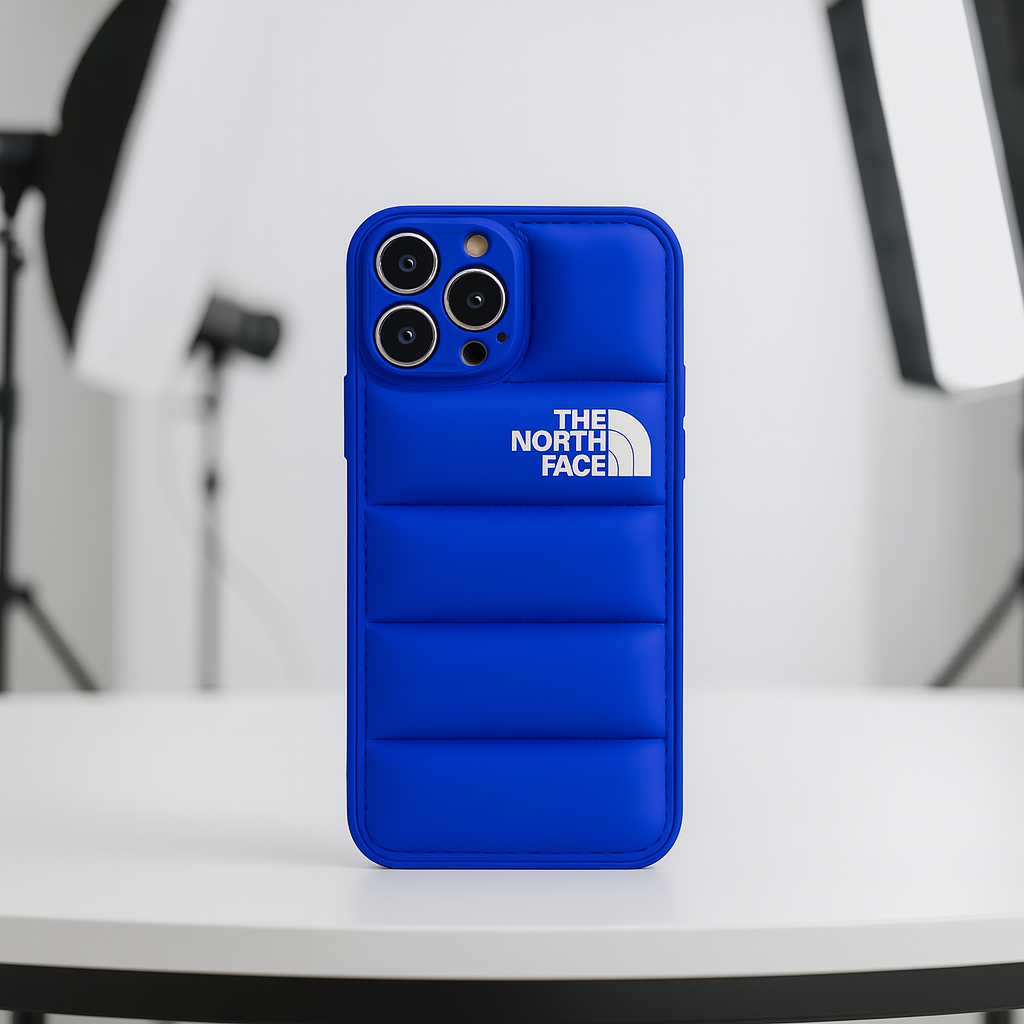 Funda Para Iphone The North Face Case color Azul