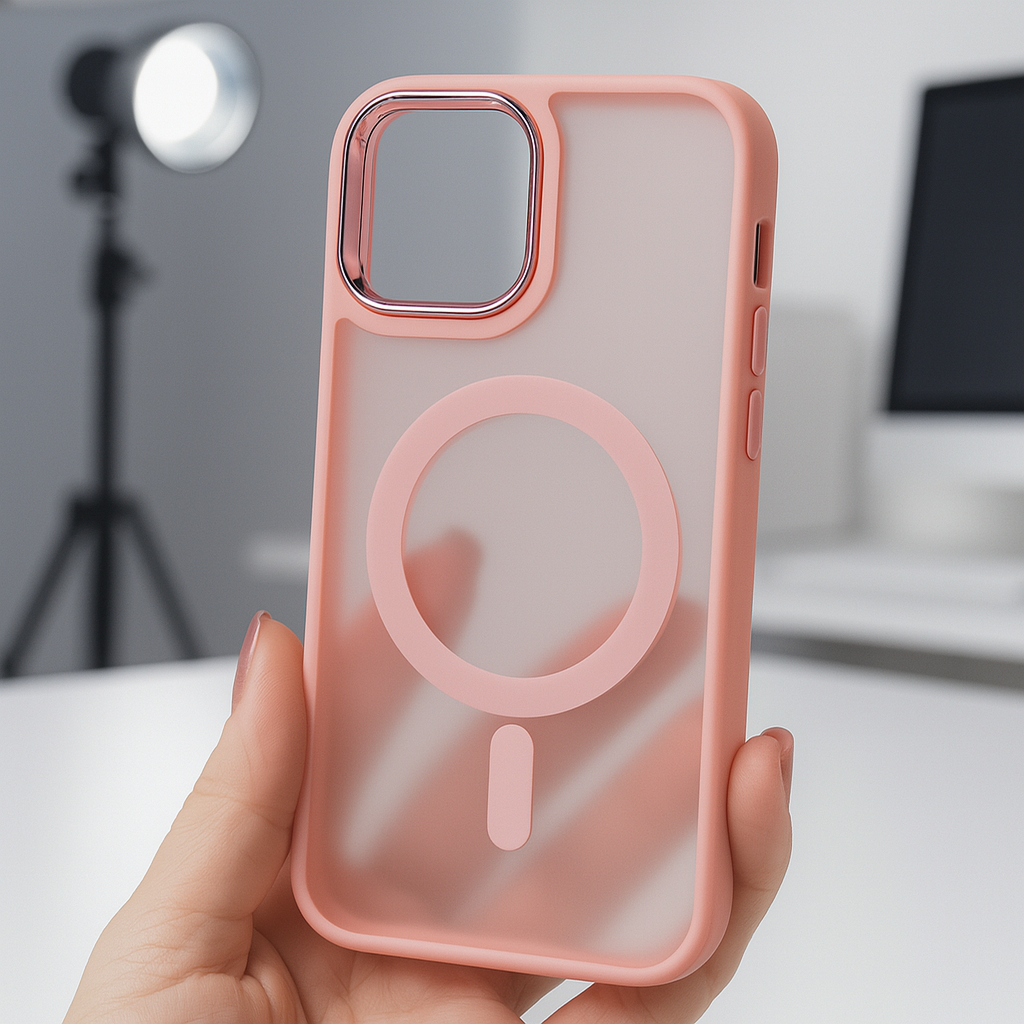 Funda MagSafe Case Protector para Iphone color Rosa