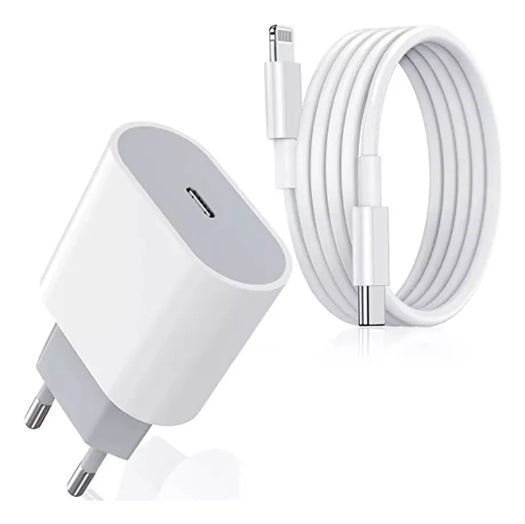 Cargador GENERICO Carga Rapida 20w para iPhone con Cable 1 metro