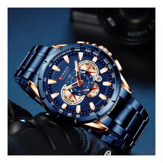 Reloj Para Hombre Curren 8363 Azul